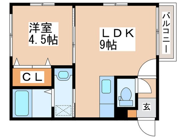 リデーレ西１８丁目の物件間取画像